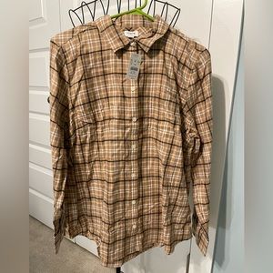 ✨NWT JCREW PLAID SHIRT✨